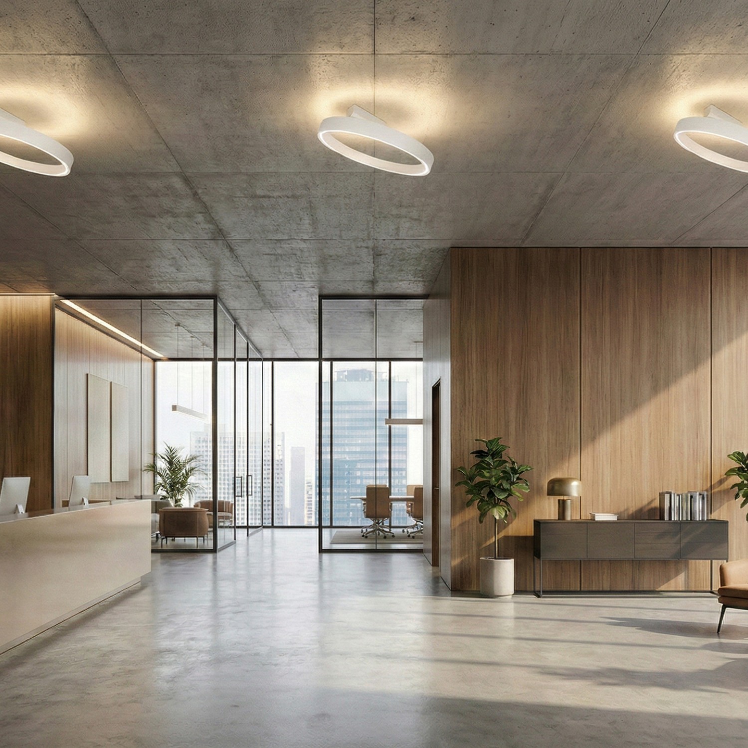 Детайлно изображение на Кръгла LED лампа за таван Up&Down Axis | Двупосочно светене | 3000K | 50W Снимка на Кръгла LED лампа за таван Up&Down Axis | Двупосочно светене | 3000K | 50W