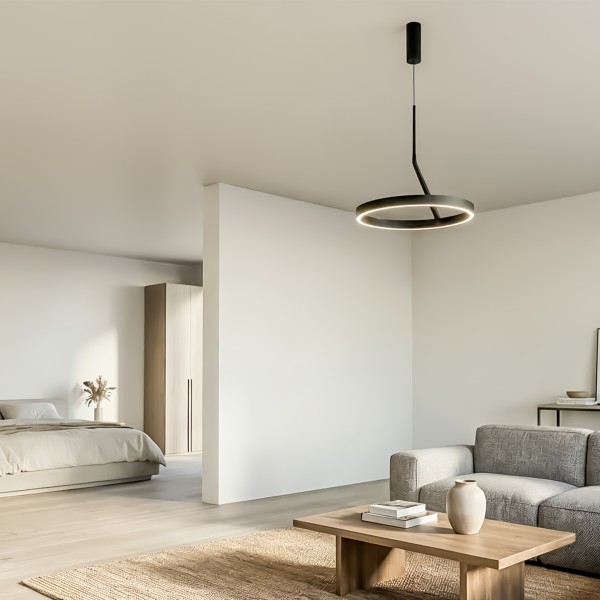 Детайлно изображение на Висящa LED лампа Up&Down Axis | Двупосочно светене | 60W | 3000K Снимка на Висящa LED лампа Up&Down Axis | Двупосочно светене | 60W | 3000K