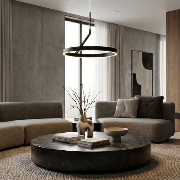 Детайлно изображение на Висящa LED лампа Up&Down Axis | Двупосочно светене | 60W | 3000K Снимка на Висящa LED лампа Up&Down Axis | Двупосочно светене | 60W | 3000K