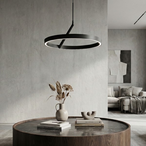 Детайлно изображение на Висящa LED лампа Up&Down Axis | Двупосочно светене | 60W | 3000K Снимка на Висящa LED лампа Up&Down Axis | Двупосочно светене | 60W | 3000K