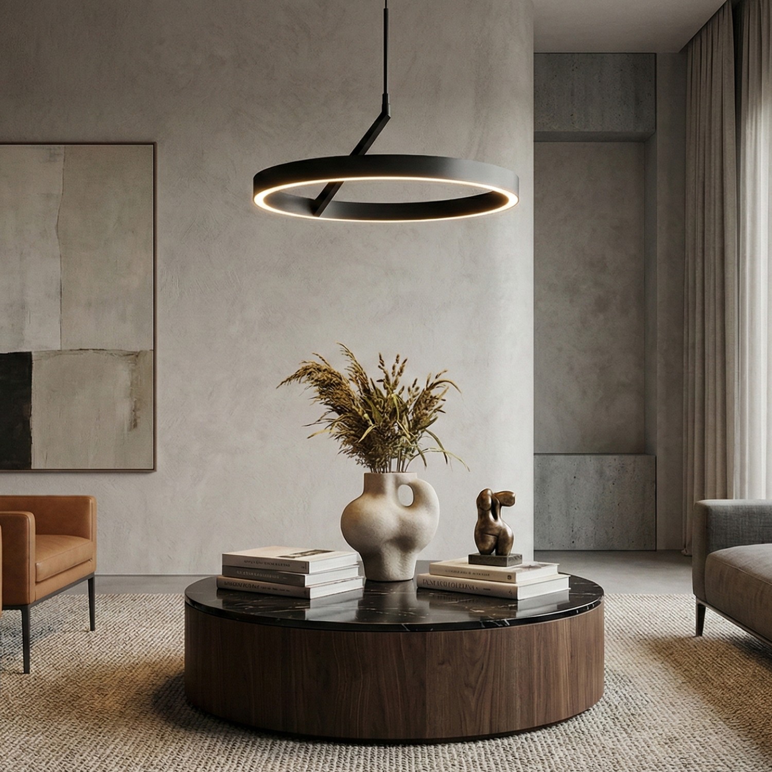 Детайлно изображение на Висящa LED лампа Up&Down Axis | Двупосочно светене | 60W | 3000K Снимка на Висящa LED лампа Up&Down Axis | Двупосочно светене | 60W | 3000K