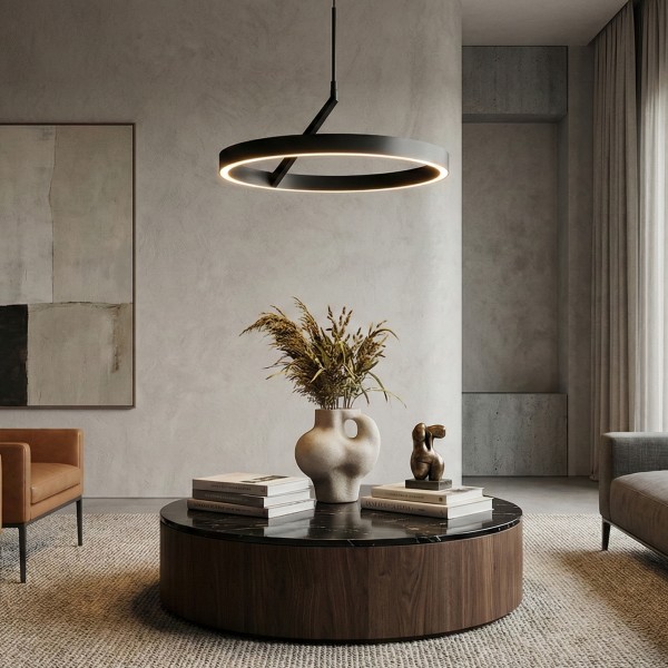 Детайлно изображение на Висящa LED лампа Up&Down Axis | Двупосочно светене | 60W | 3000K Снимка на Висящa LED лампа Up&Down Axis | Двупосочно светене | 60W | 3000K