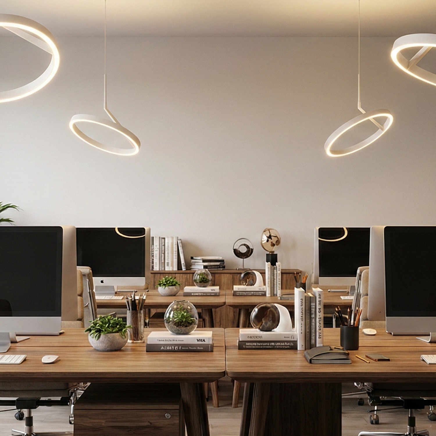 Детайлно изображение на Висящa LED лампа Up&Down Axis | Двупосочно светене | 60W | 3000K Снимка на Висящa LED лампа Up&Down Axis | Двупосочно светене | 60W | 3000K