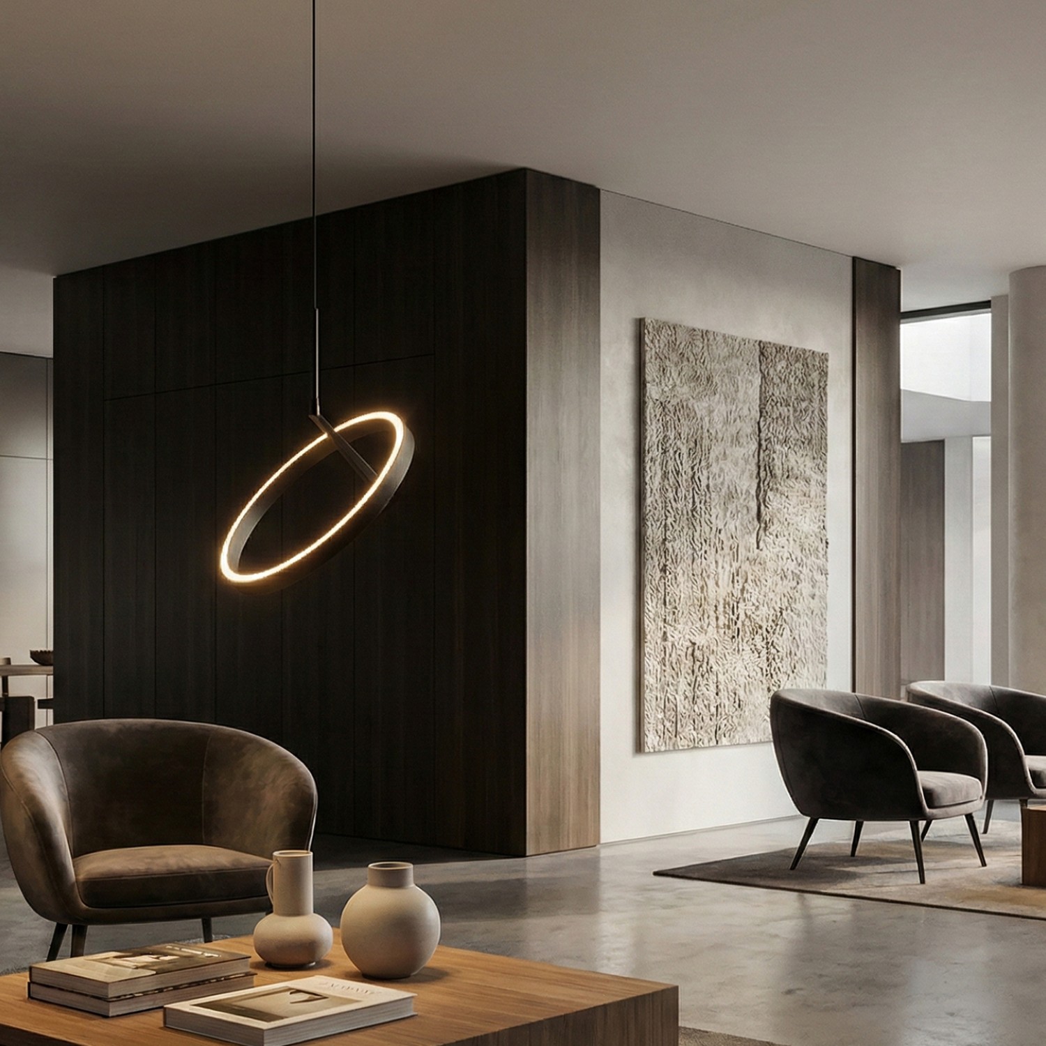 Детайлно изображение на Висящa LED лампа Up&Down Axis | Двупосочно светене | 60W | 3000K Снимка на Висящa LED лампа Up&Down Axis | Двупосочно светене | 60W | 3000K