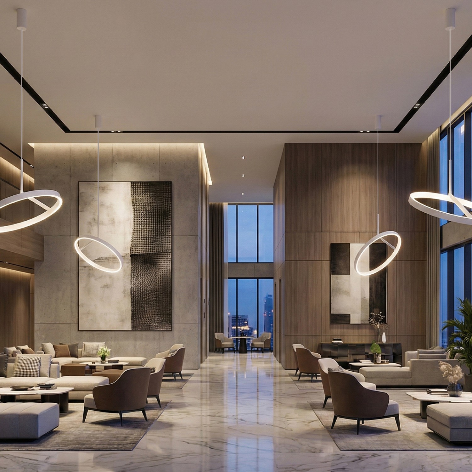 Детайлно изображение на Висящa LED лампа Up&Down Axis | Двупосочно светене | 60W | 3000K Снимка на Висящa LED лампа Up&Down Axis | Двупосочно светене | 60W | 3000K