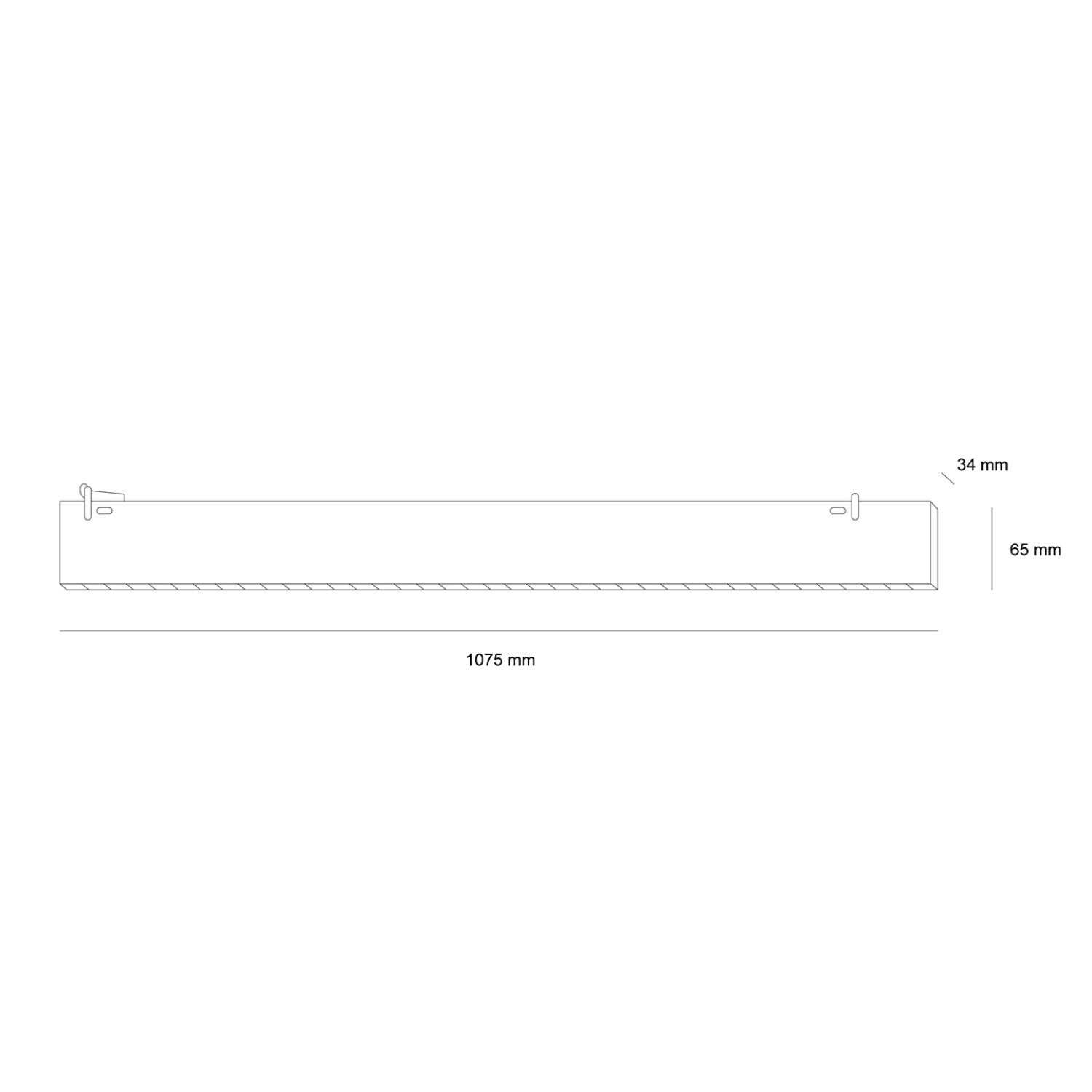 Снимка на Линейно LED осветление Darklight Belt | Без отблясъци | 3000K