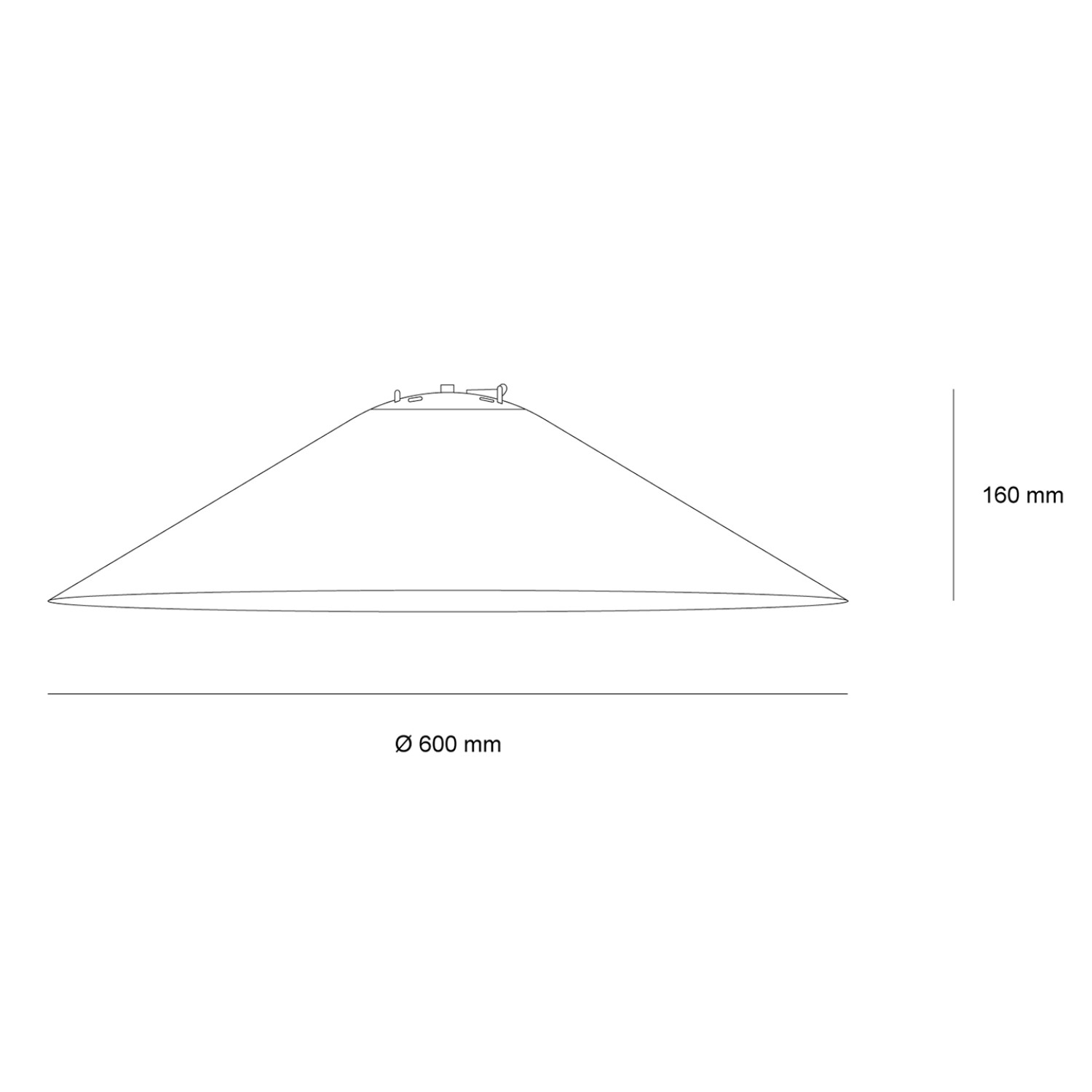 Детайлно изображение на Дизайнерско висящо осветление CAP Belt | Асиметричен рефлектор | Ø60 см Снимка на Дизайнерско висящо осветление CAP Belt | Асиметричен рефлектор | Ø60 см