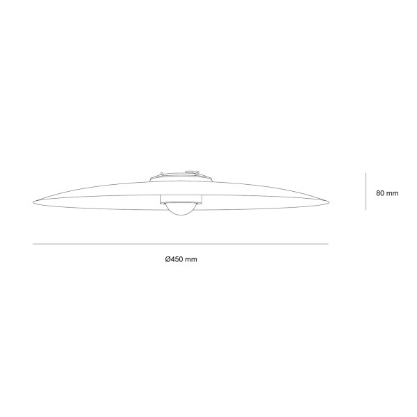 Снимка на Висящо осветление за колан Radiance Belt (Ø450 мм) - Belt System 25mm