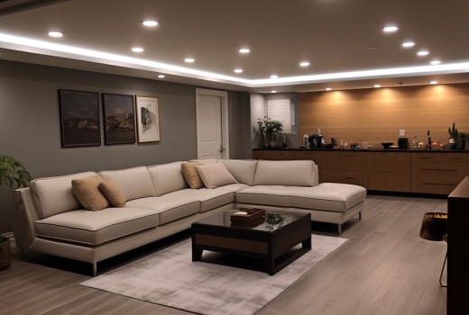 Как да скриете LED лентите и да получите равномерна светлинна линия