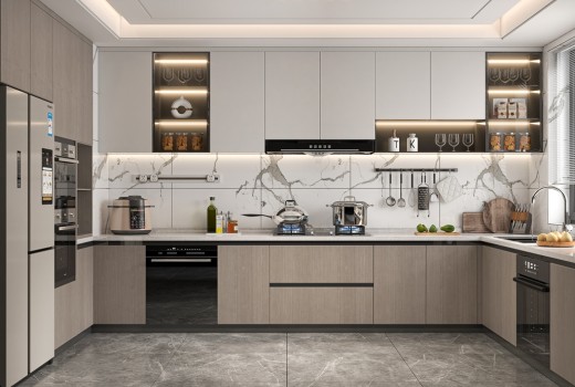 Как да осветите правилно кухненския плот без сенки и отблясъци