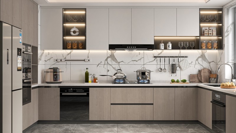 Как да осветите правилно кухненския плот без сенки и отблясъци