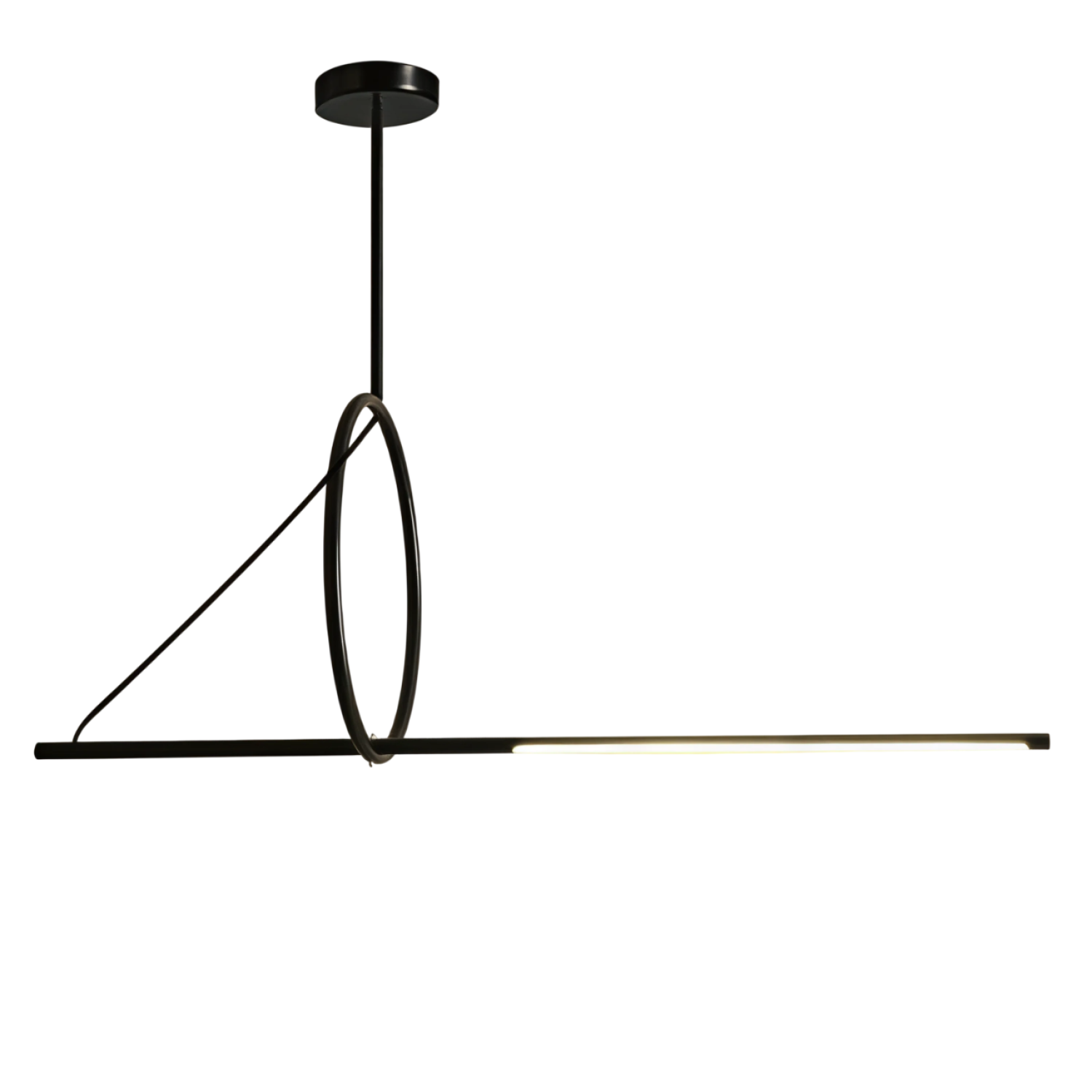 Снимка на Висяща LED лампа с геометричен дизайн Dea (120 см)