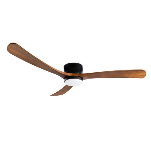 Снимка на Дървен LED вентилатор за таван Wind с дистанционно | 132 см | 18W | CCT