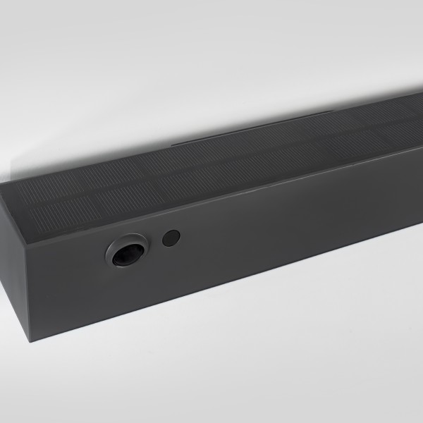 Снимка на Соларен фасаден LED аплик Bright | PIR сензор | 1.5W | IP54