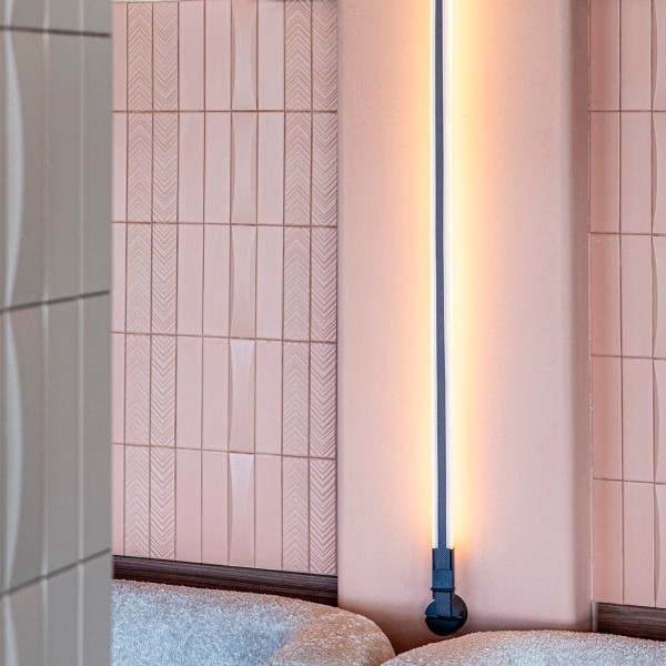 Снимка на Алуминиев гъвкав профил за LED ленти Skyline | 18×8 мм | 1 метър | За извити LED линии