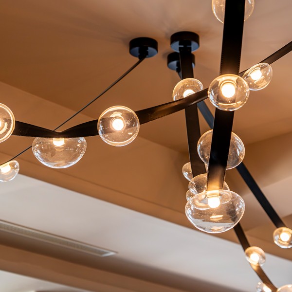 Снимка на Висяща LED лампа Luxi | Колан | 21W | 300cm