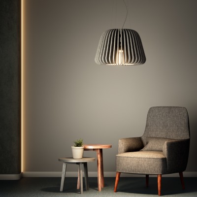 Акустична LED лампа Echo с филц панели | Звукопоглъщаща