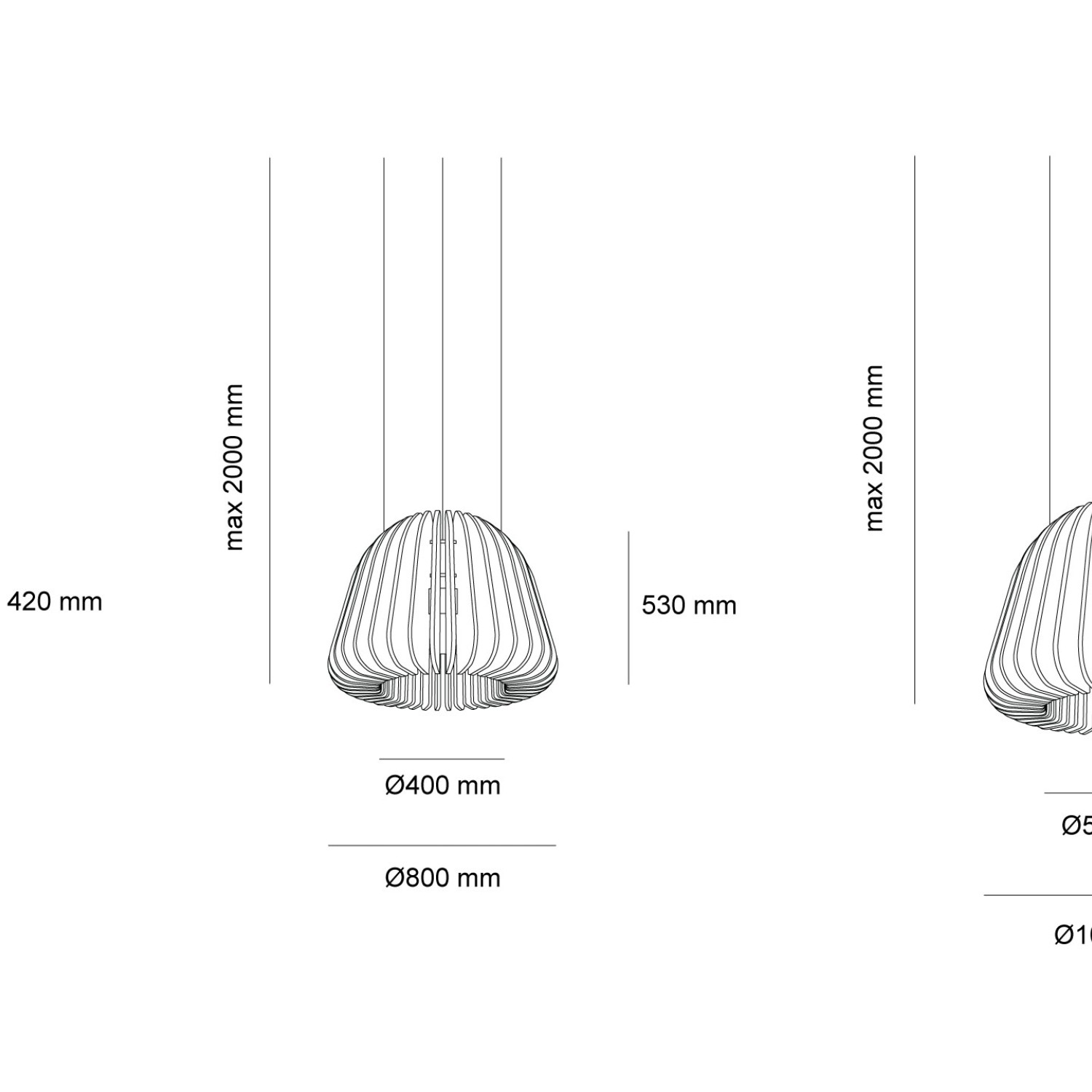 Детайлно изображение на Акустична LED лампа Echo с филц панели | Звукопоглъщаща Снимка на Акустична LED лампа Echo с филц панели | Звукопоглъщаща