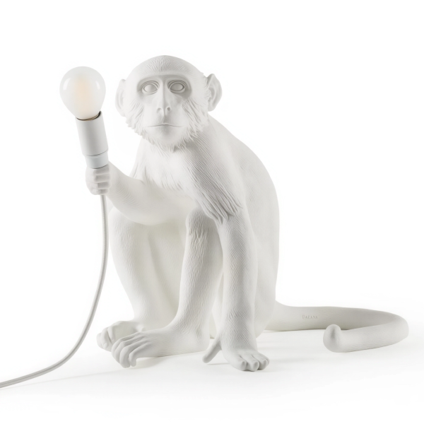 Снимка на Декоративна настолна лампа маймуна Monkey Table | 76cm | 3000K