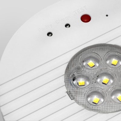 Аварийна LED лампа GEO за вграден и открит монтаж | 120° | Ra>75