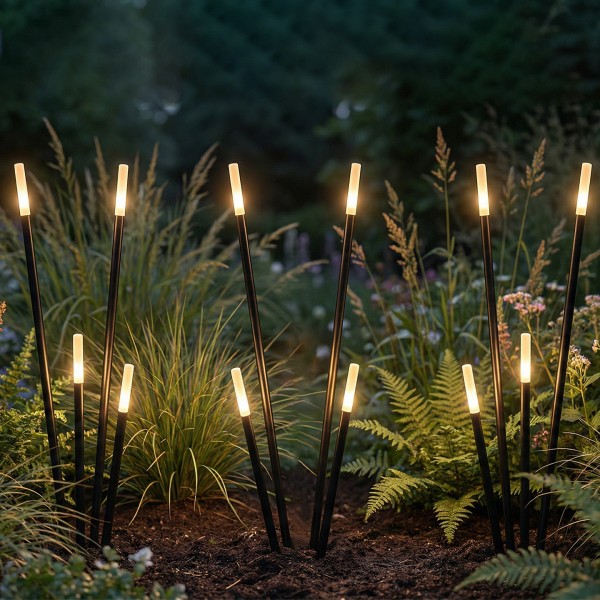 Снимка на Градинска LED лампа Grass | Комлект 4 броя | 3000K | 12W