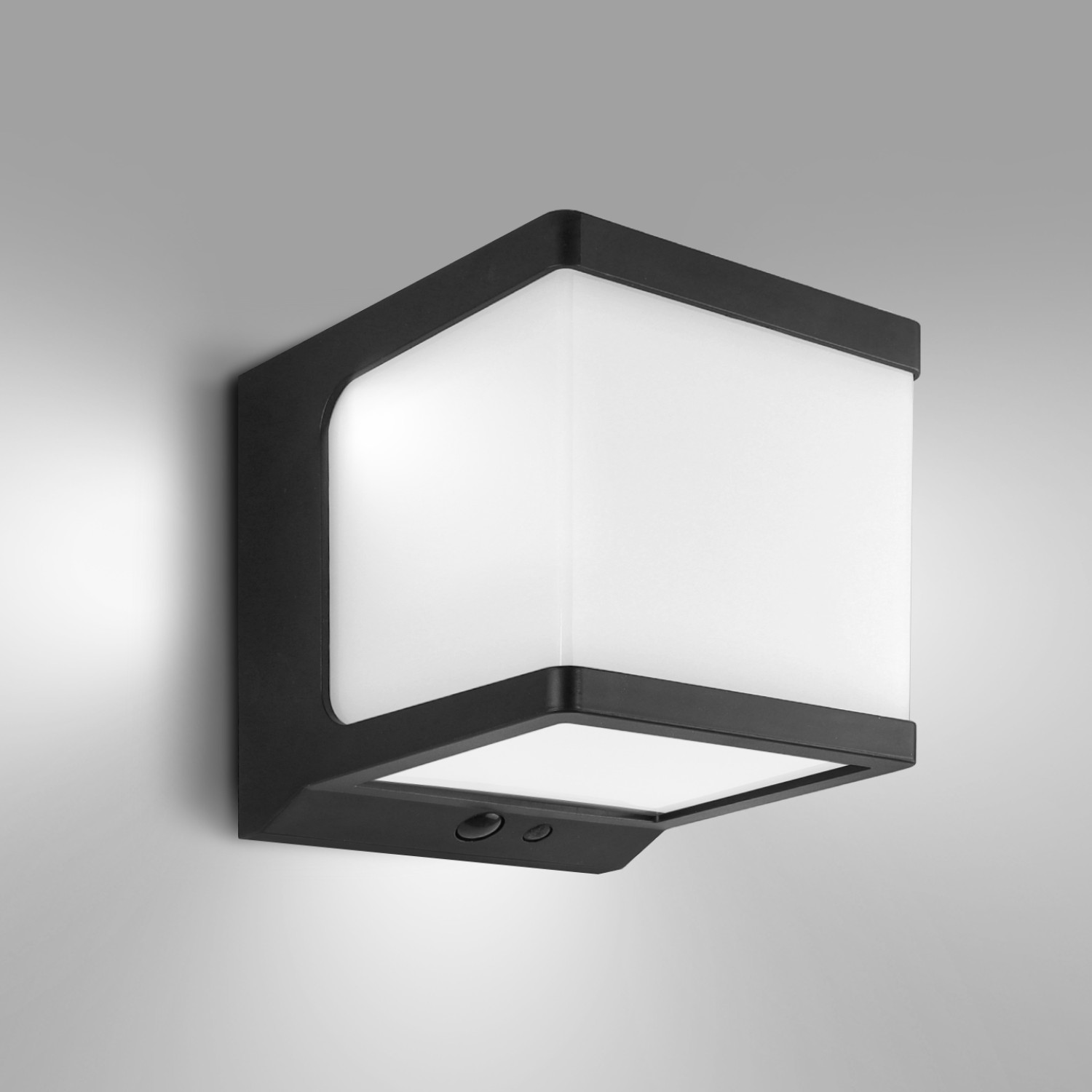 Снимка на Соларен LED аплик със сензор за движение Grid | 1.5W | 4000K | IP65