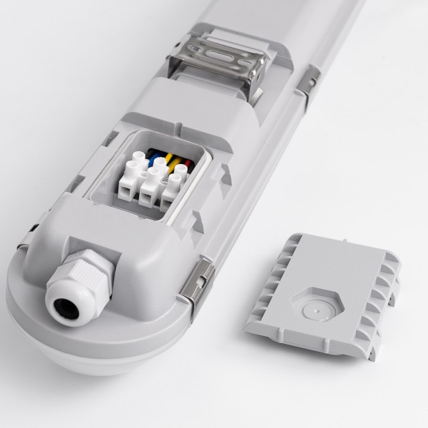 Снимка на Индустриално осветително LED тяло Hermetic Pro | 4000K | IP65 | Бял - Склад и цех