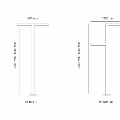 Парков LED стълб Infinity