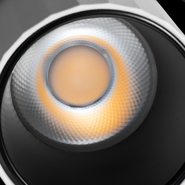 Снимка на LED луна за вграждане Dani ВМ | Бяло с черно | 7W | 3000K