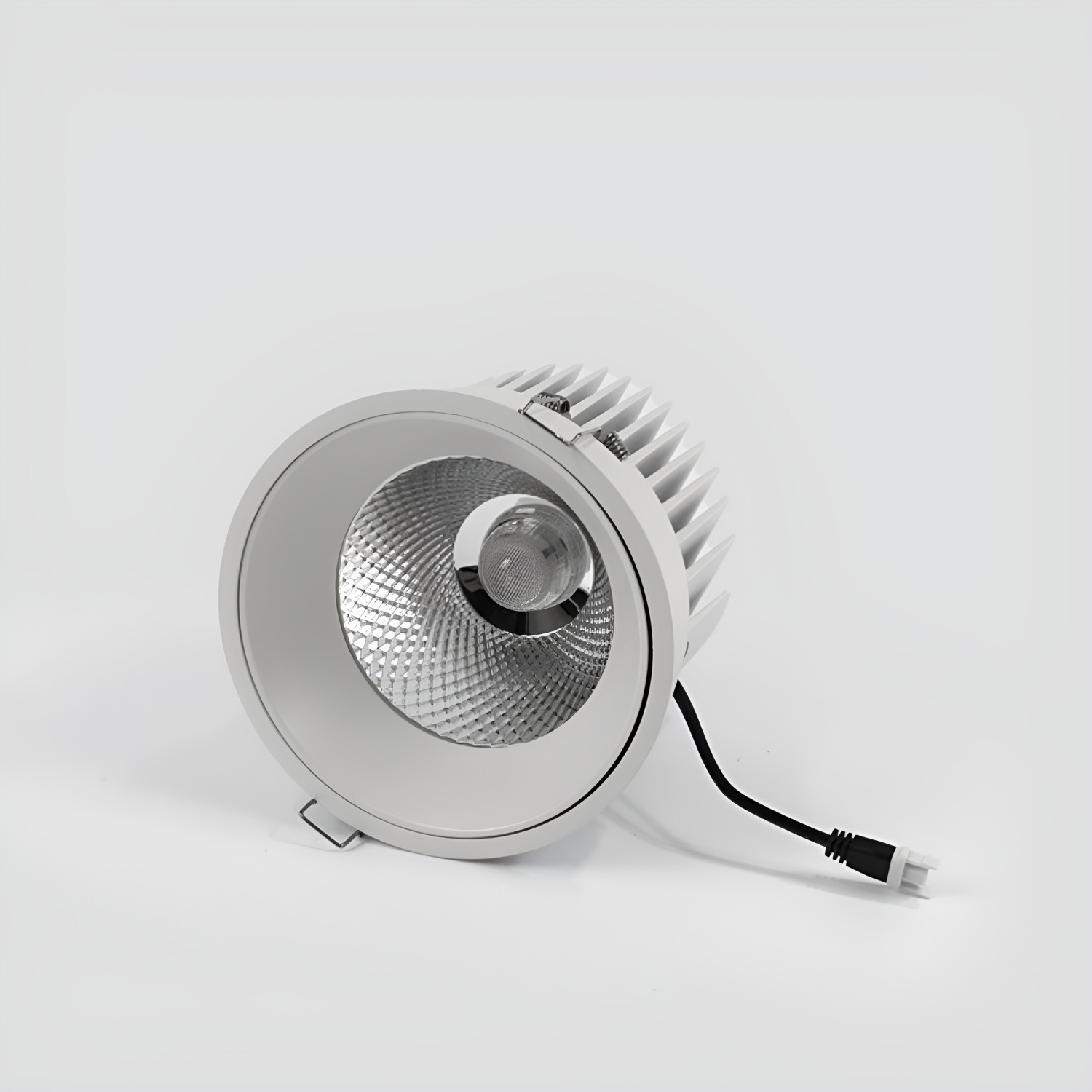 Снимка на LED луна за вграждане Clear ST | Черен рефлектор | 4000K