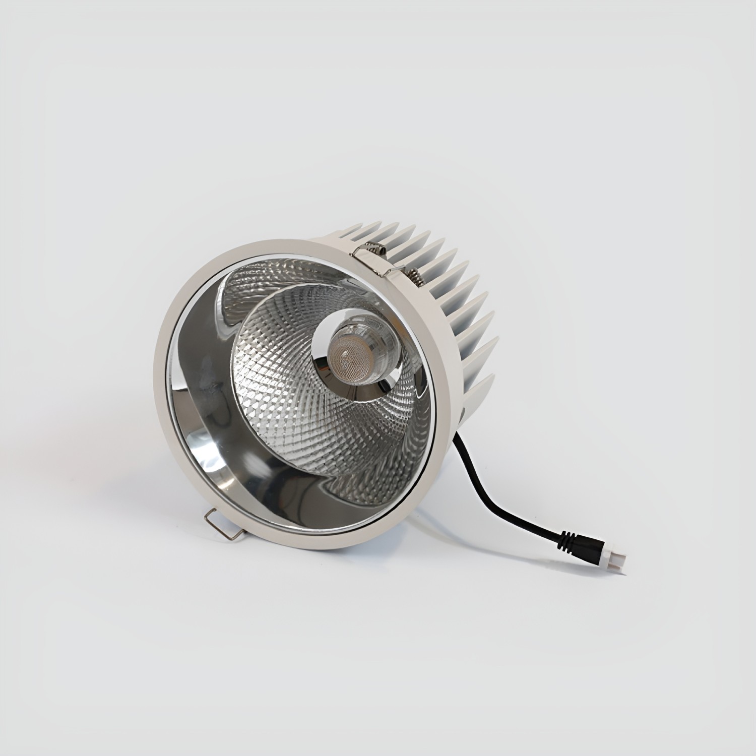 Снимка на LED луна за вграждане Clear ST | Черен рефлектор | 4000K