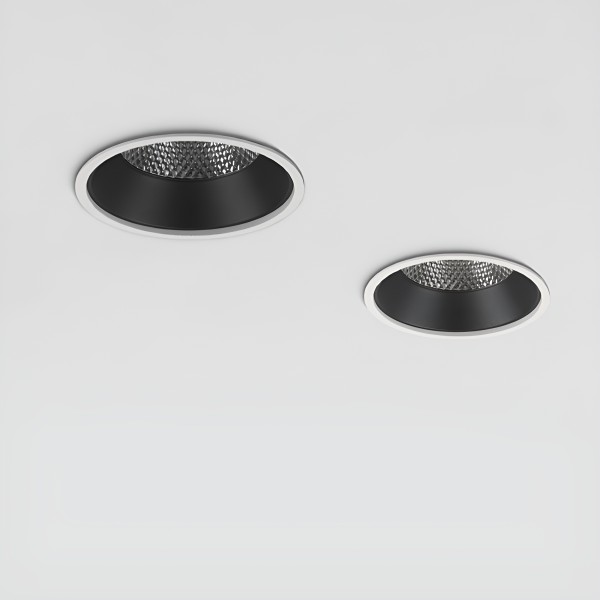 Снимка на LED луна за вграждане Clear ST | Черен рефлектор | 4000K