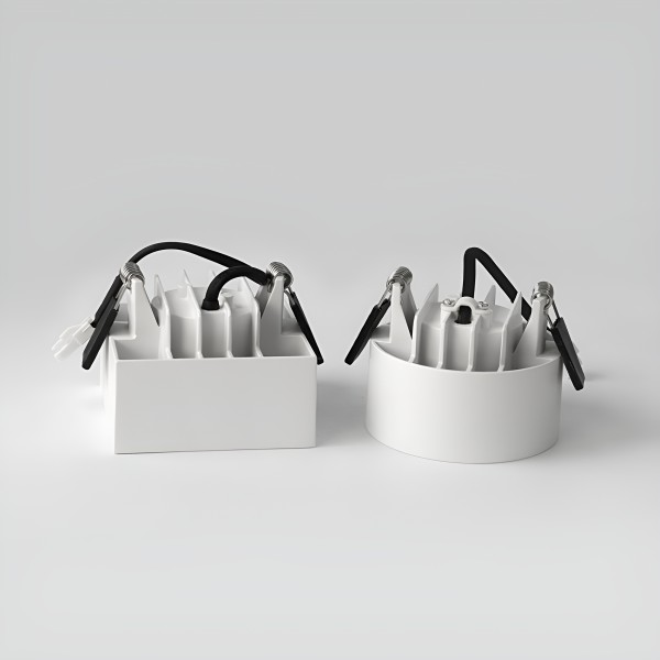 Снимка на Квадратна LED луна за външен монтаж Burr SQ | 10W | 3000K