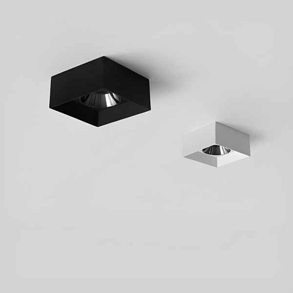 Снимка на Квадратна LED луна за външен монтаж Burr SQ | 10W | 3000K