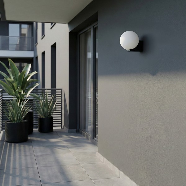 Снимка на Фасаден аплик Nora | Сферичен дифузер | IP54 | G9