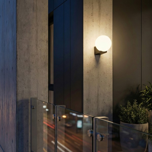 Снимка на Фасаден аплик Nora | Сферичен дифузер | IP54 | G9