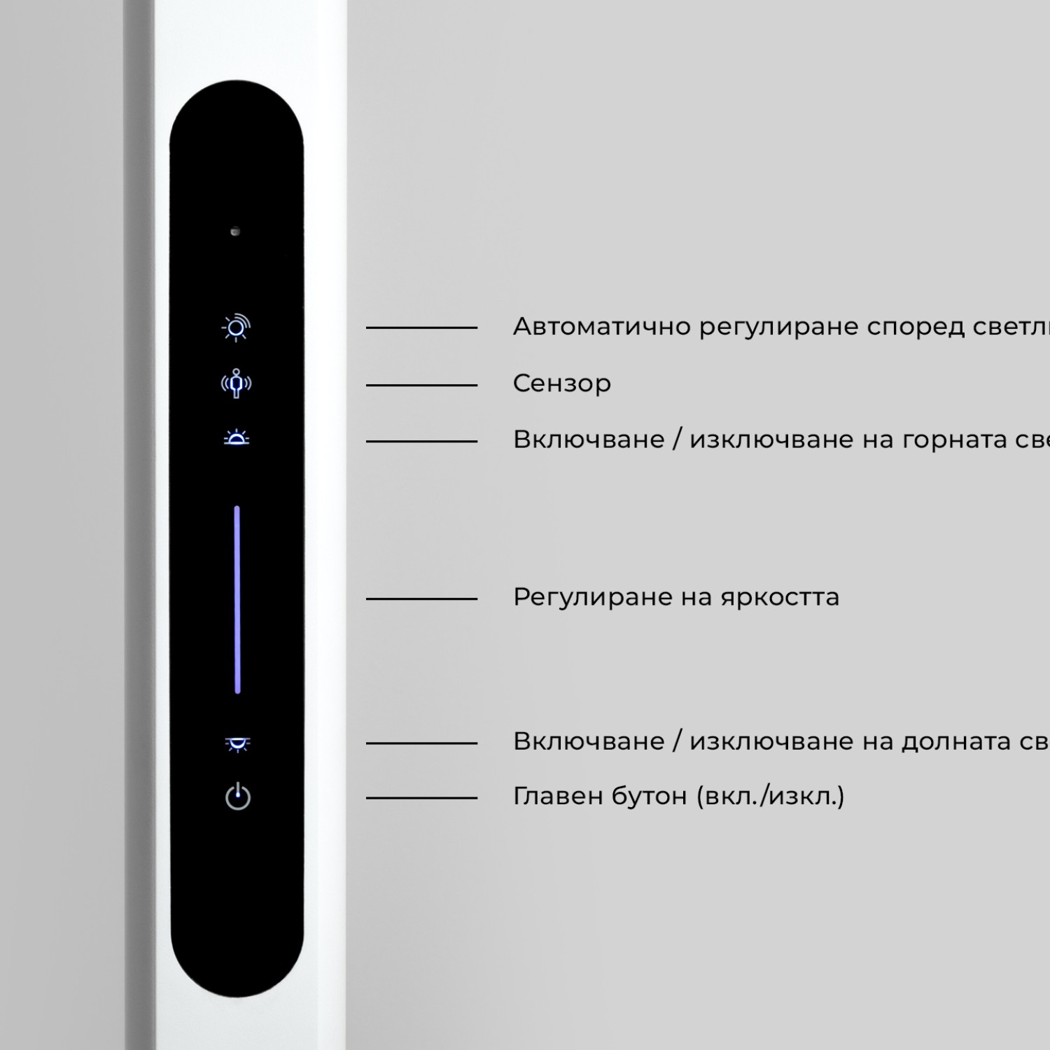 Детайлно изображение на Наземна LED офис лампа Omnia | Двупосочна | 100W | 4000K Снимка на Наземна LED офис лампа Omnia | Двупосочна | 100W | 4000K