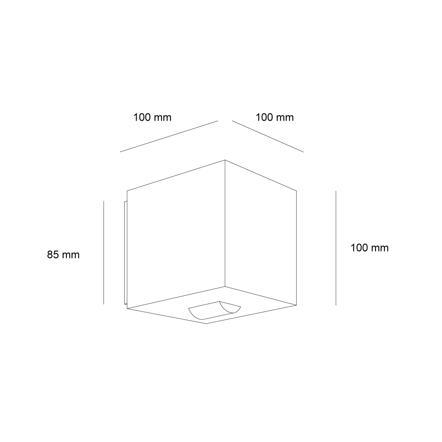 Снимка на Фасаден LED аплик Spectra Down и Up&Down с 2 лъча | 3000K | IP65
