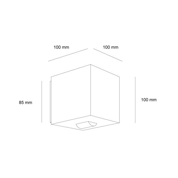 Снимка на Фасаден LED аплик Spectra Down и Up&Down с 2 лъча | 3000K | IP65