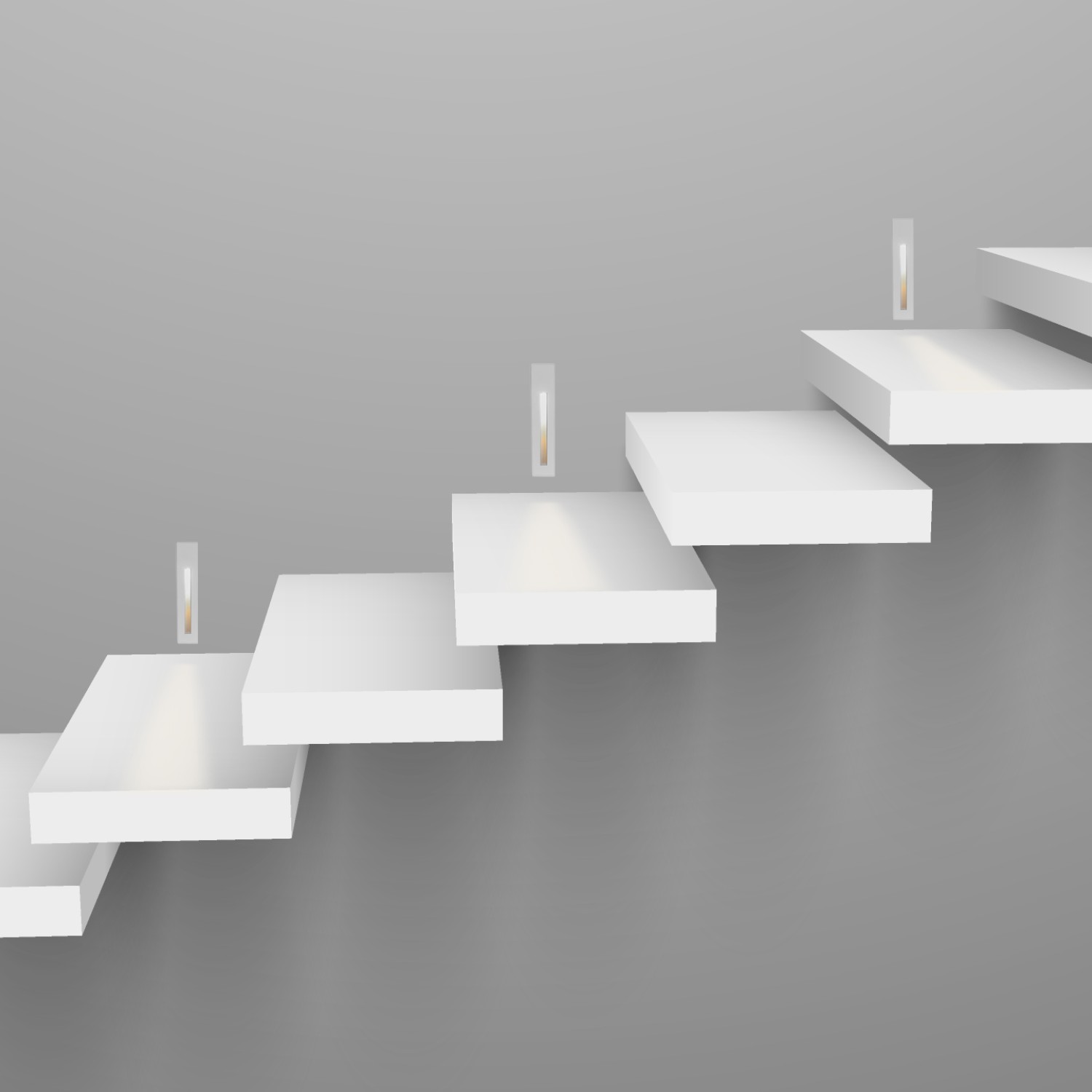 Детайлно изображение на LED луна за стълбище/стъпала Step Line Eco | За вграждане | 3W | 3000K Снимка на LED луна за стълбище/стъпала Step Line Eco | За вграждане | 3W | 3000K