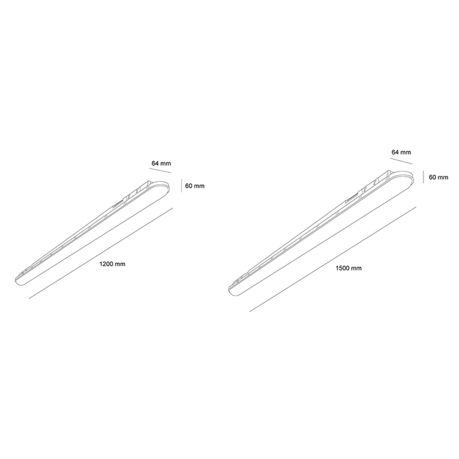 Снимка на Индустриално осветително тяло Telux | IP65 | Сив | 4000K