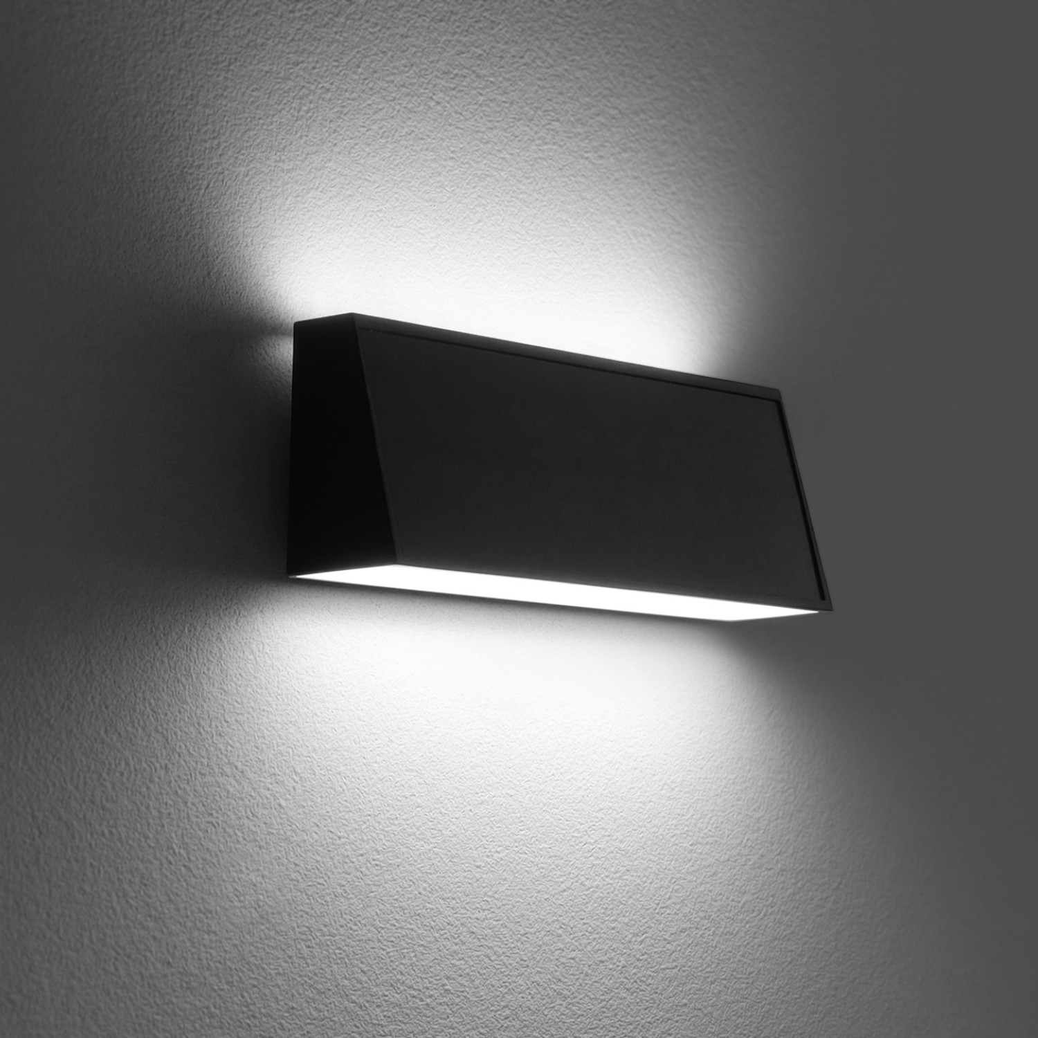 Детайлно изображение на Соларен фасаден LED аплик Tilt | Двупосочна | Черен Снимка на Соларен фасаден LED аплик Tilt | Двупосочна | Черен