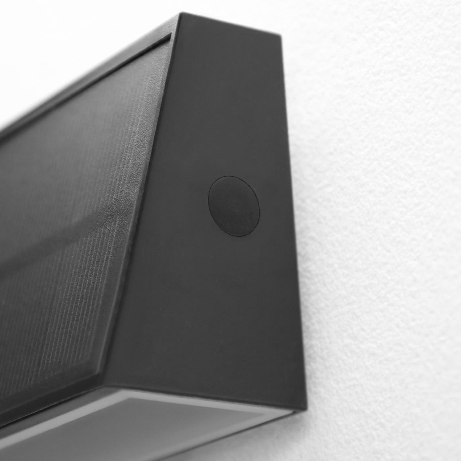 Детайлно изображение на Соларен фасаден LED аплик Tilt | Двупосочна | Черен Снимка на Соларен фасаден LED аплик Tilt | Двупосочна | Черен