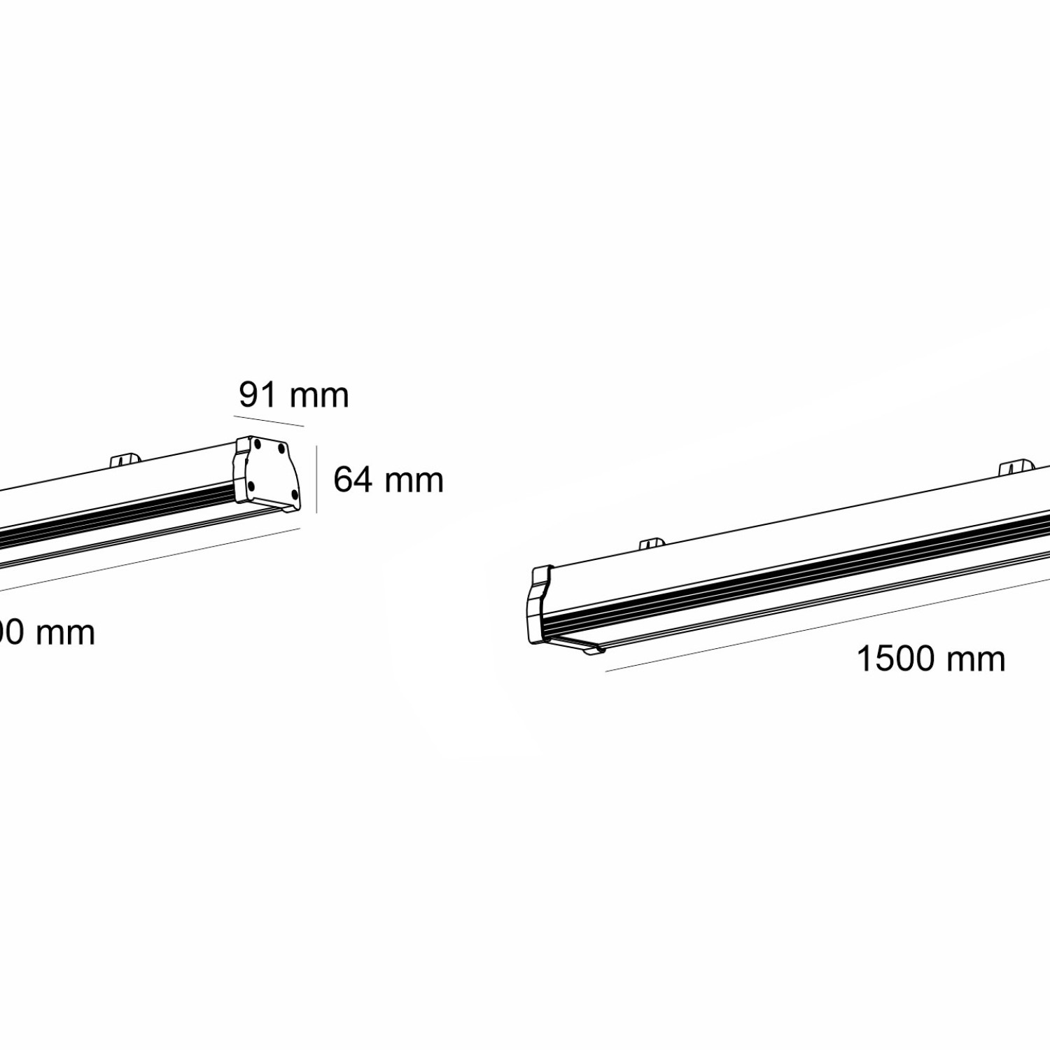 Снимка на Индустриално линейно LED тяло Titan | IP65 | 4000K | IK08 удароустойчивост
