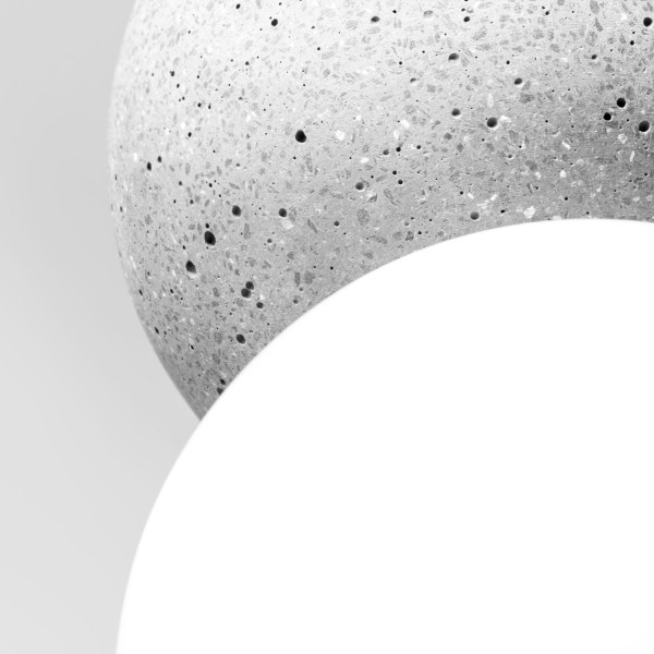 Снимка на Висящ пендел Luna | Цимент и стъкло | Индустриален стил | 5W | 3000K