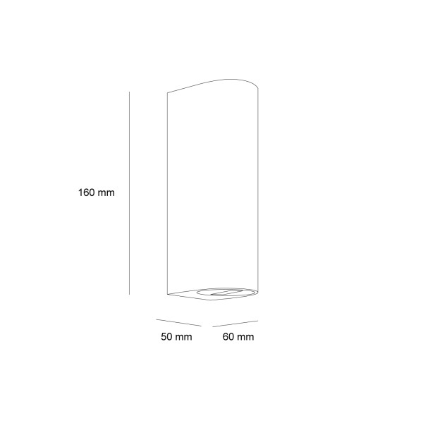 Снимка на Фасаден аплик Wally | Двупосочен лъч | 6W | 3000K | IP65