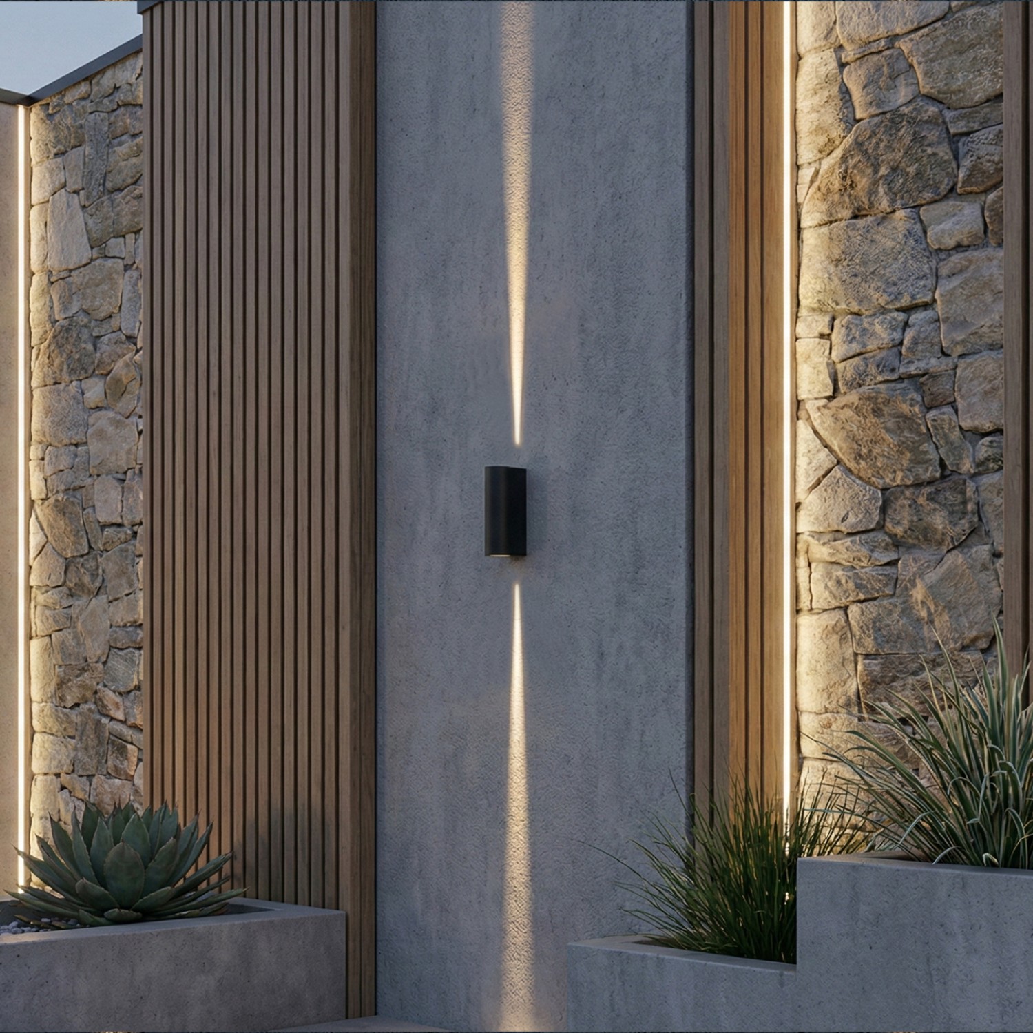 Снимка на Фасаден аплик Wally | Двупосочен лъч | 6W | 3000K | IP65