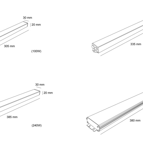 Снимка на Захранване за LED лента KGP | 48V | IP67 | Метален корпус