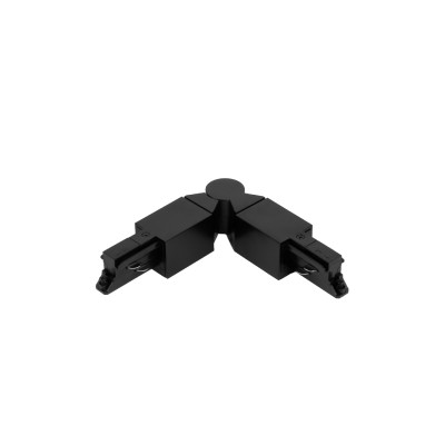 Гъвкава L-връзка за монофазна релсова шина – черна