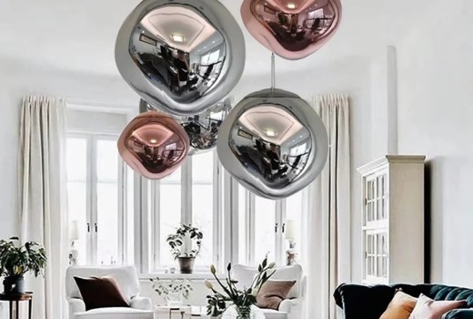 Как да изберем полилей за всекидневна с висок таван?